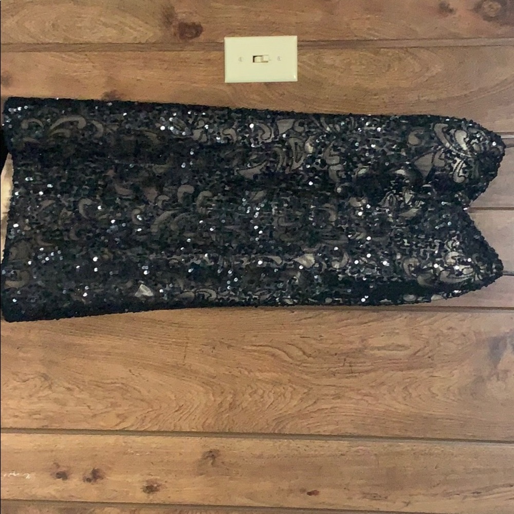 A black dress